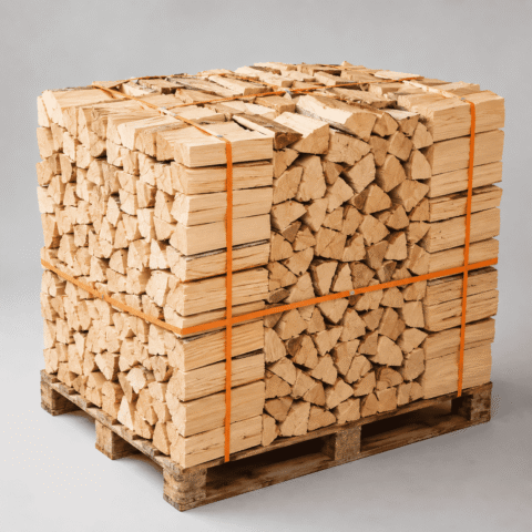 Kaminholz Fichte, kammergetrocknet, 30 cm Scheitlänge – 1 RM