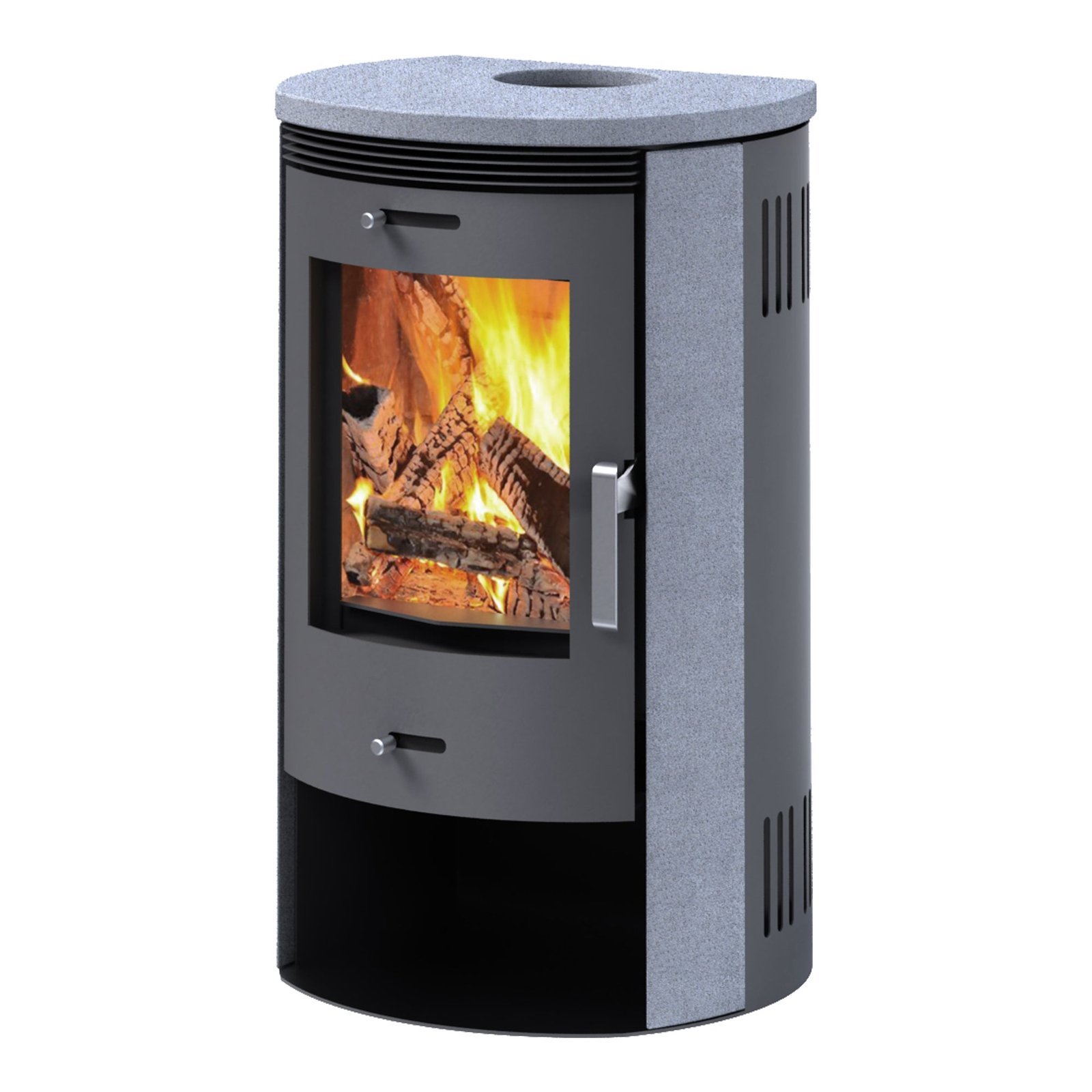 Accente Nyborg 4.0 GTS Kaminofen Naturstein 7 kW – Bild 5
