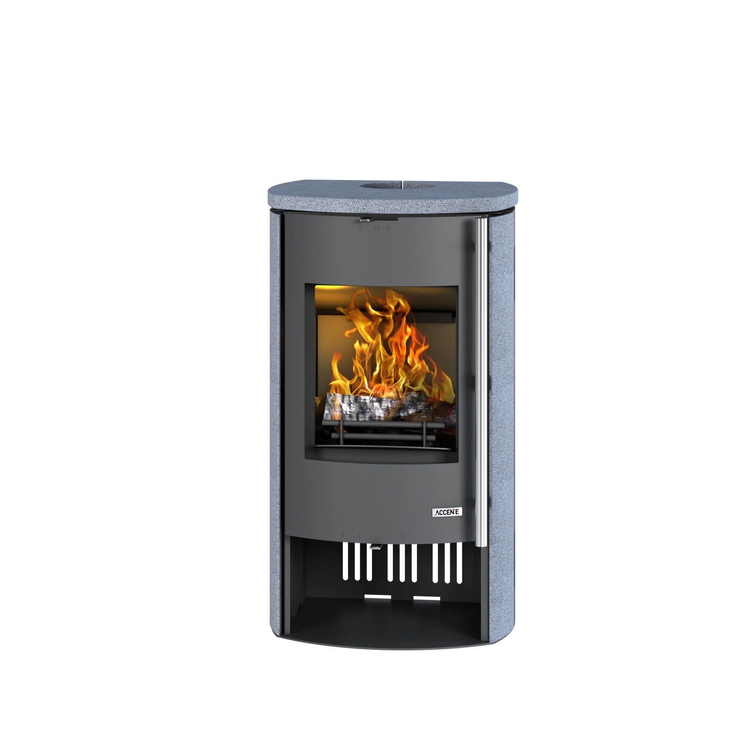 Accente Nyborg 4.0 GTS Kaminofen Naturstein 7 kW