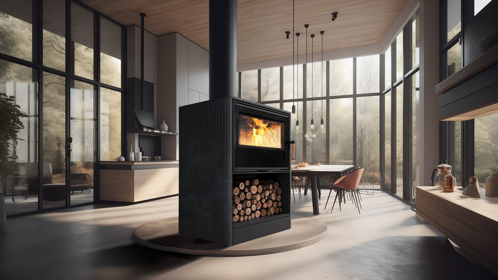 Bålstil Forli 95 Kaminofen 14 kW – Bild 3
