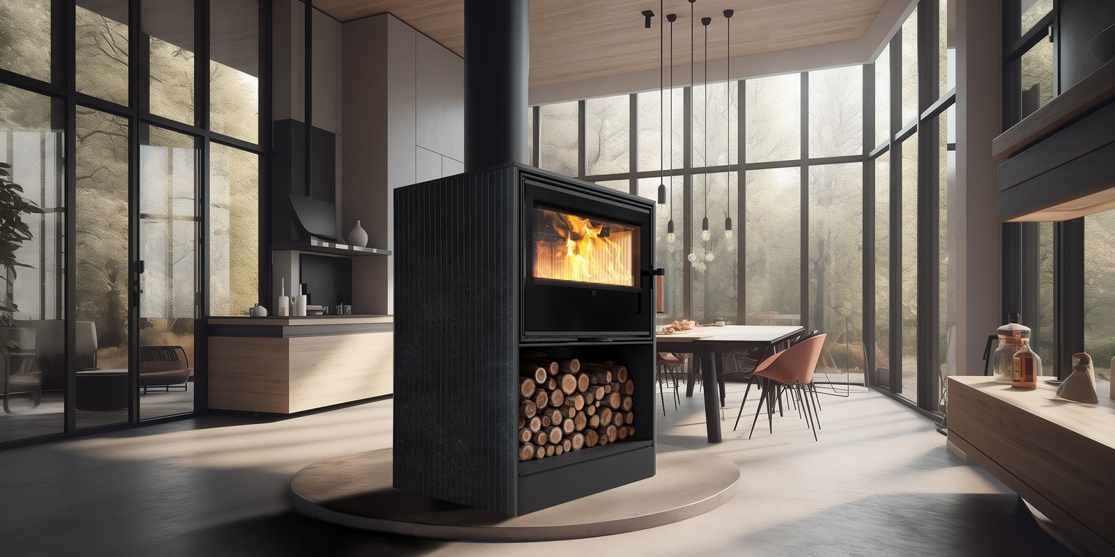 Bålstil Forli 95 Kaminofen 14 kW – Bild 2