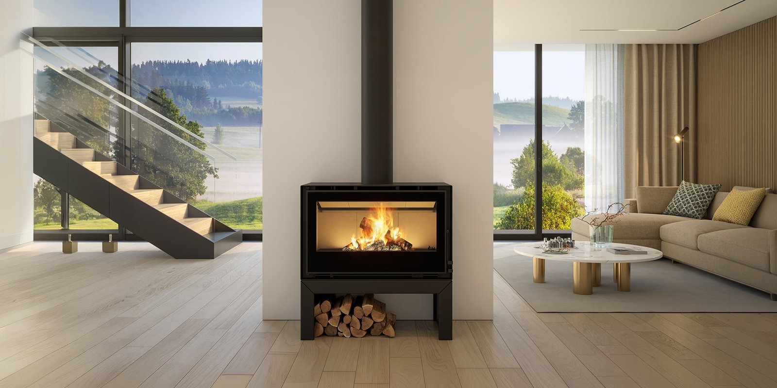 Chama Cristal 78 Kaminofen 9,35 kW – Bild 4