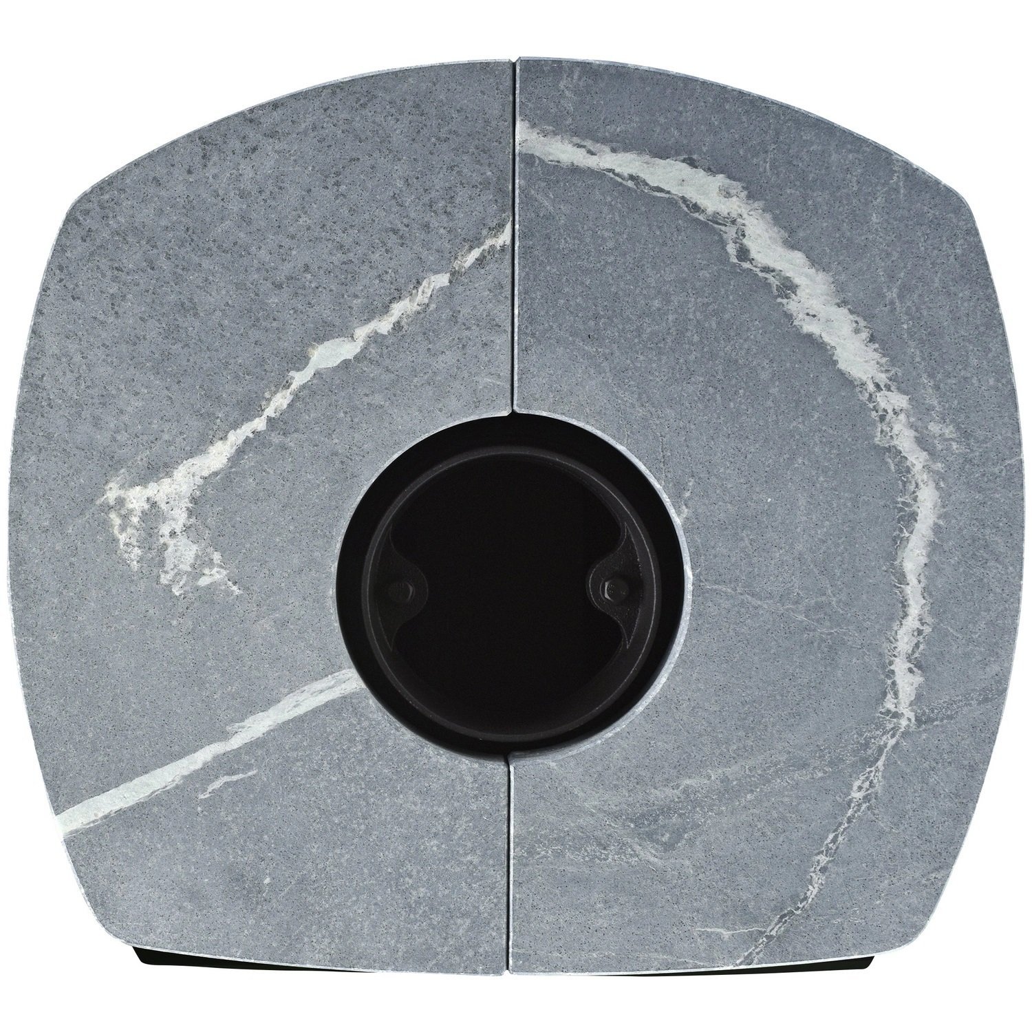Hark Dauerbrand-Kaminofen Tiamo EX Schwarz Naturstein Grau 6 kW – Bild 7