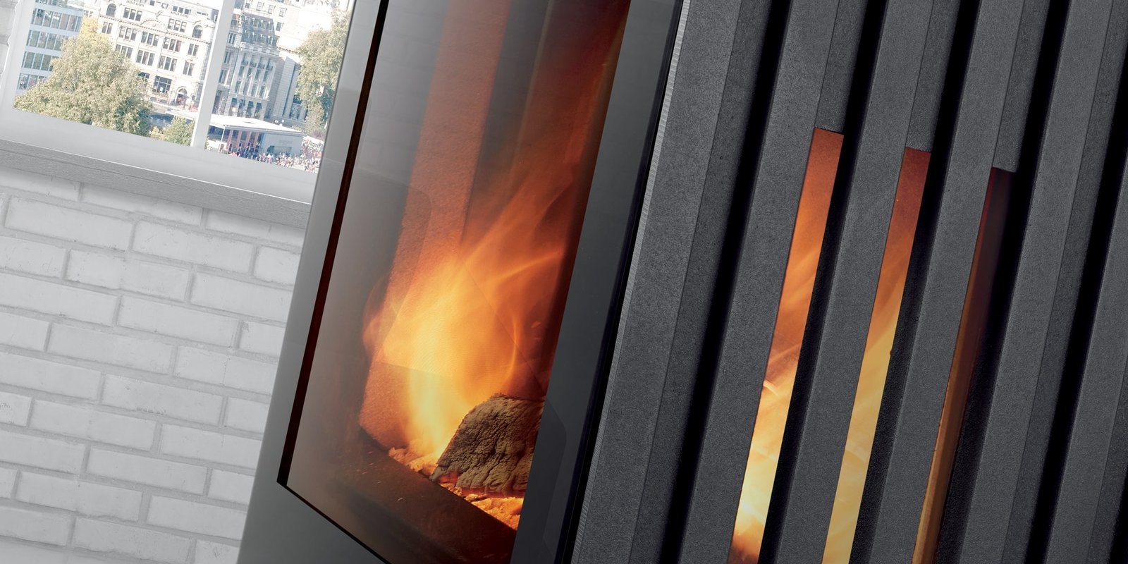 Hergom Glance M Wandmodell Kaminofen 7 kW – Bild 5