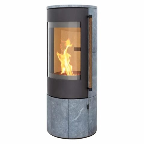 H&M Germany Kaminofen 7 kW – EVO 3.0 Gussgrau / Speckstein