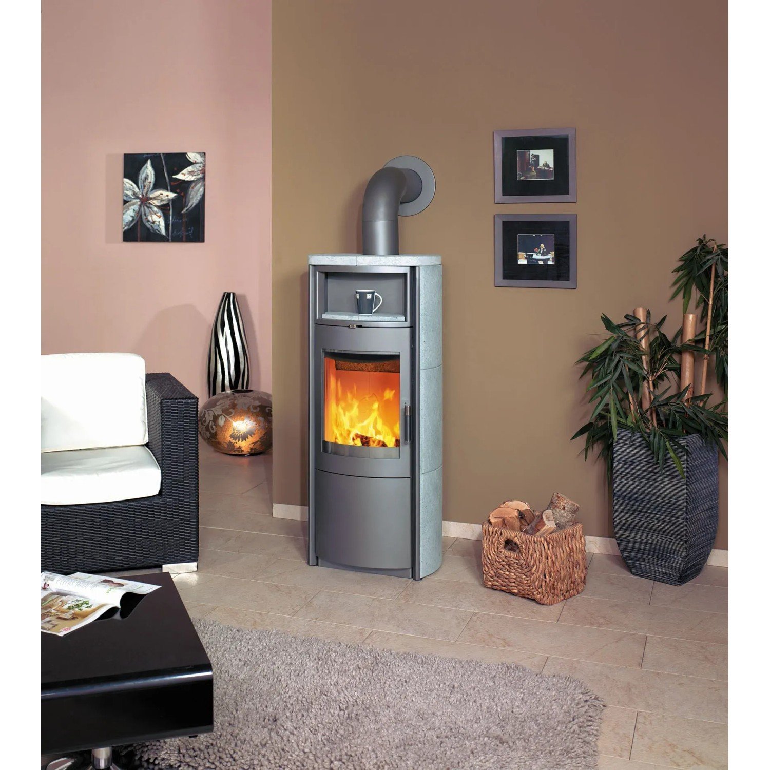 Hark Nika ECOplus Kaminofen 5 kW – Naturstein – Bild 2