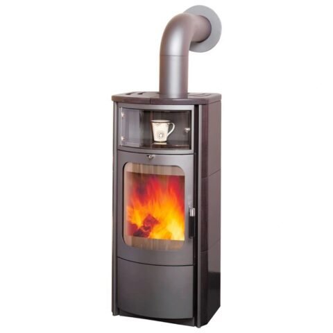 Hark Opera-B Kaminofen 7 kW – Keramik Meteorschwarz