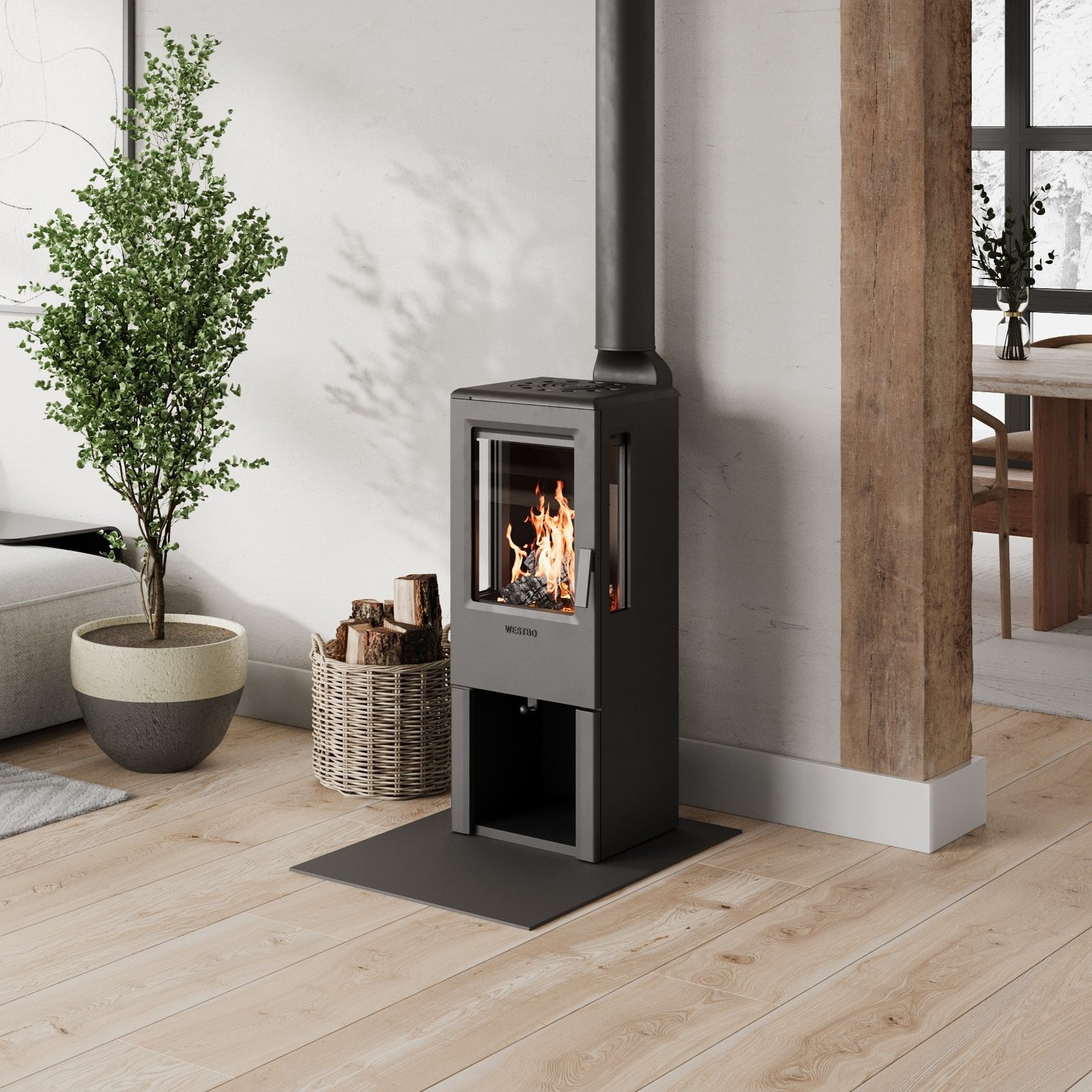Westbo Nobel 75 Kaminofen 5,5 kW – Bild 9