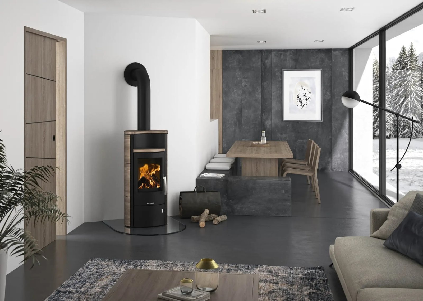 Oranier Pori 5 Kaminofen 5 kW – Bild 3