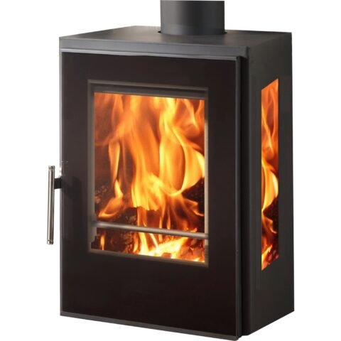 Panadero Inca Wall Kaminofen Stahl Schwarz 7,2 kW