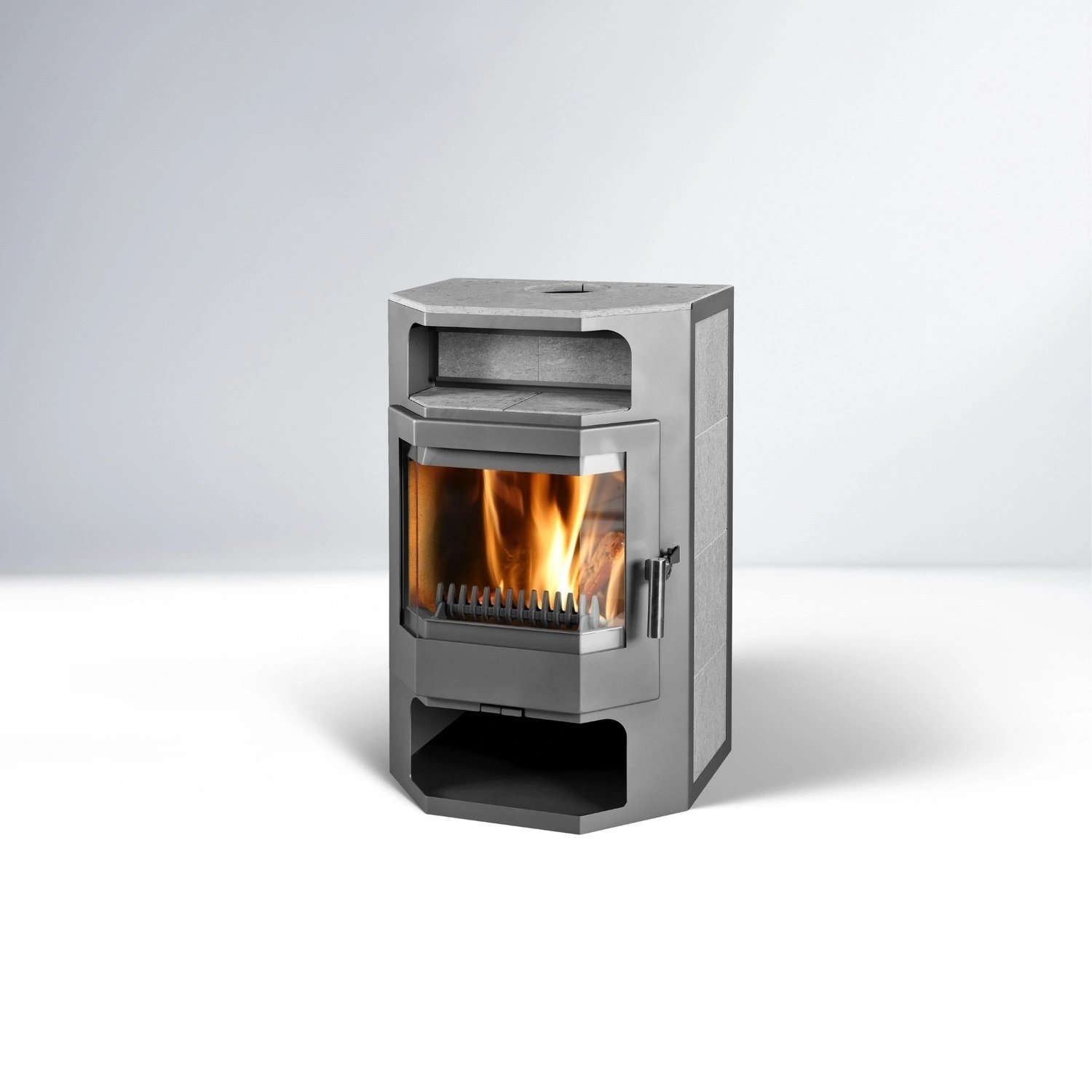 Thorma Frankfurt Kaminofen Stahl Schwarz 7,5 kW – Bild 4