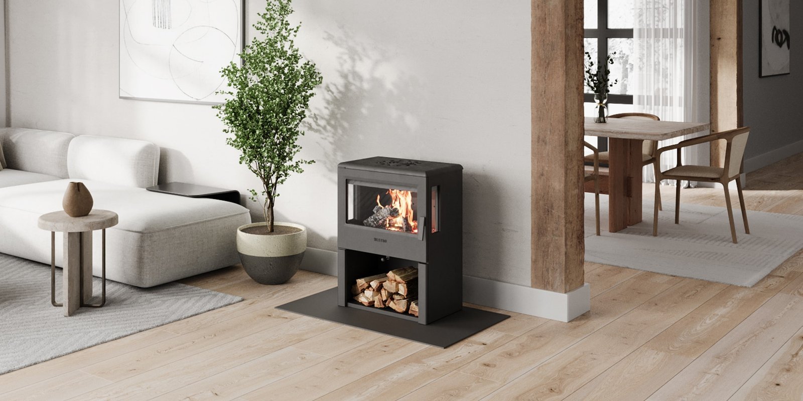 Westbo Nobel 75 Kaminofen 5,5 kW – Bild 3