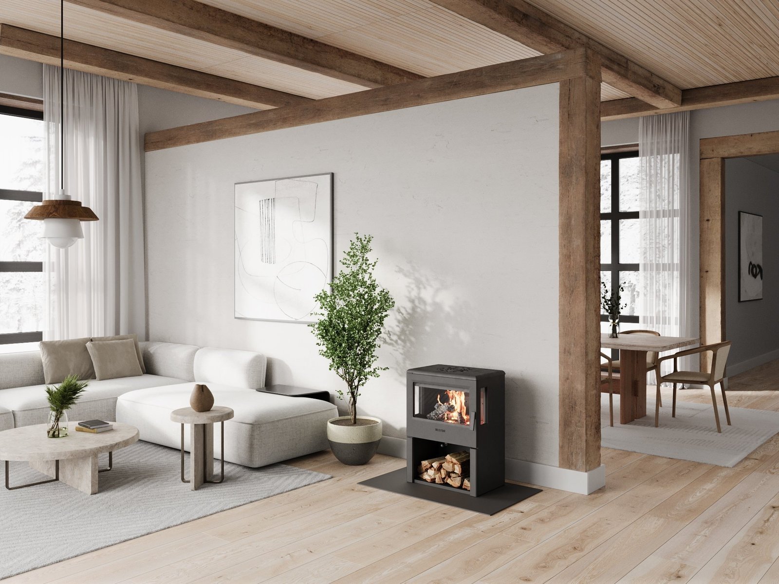 Westbo Nobel 75 Kaminofen 5,5 kW – Bild 7